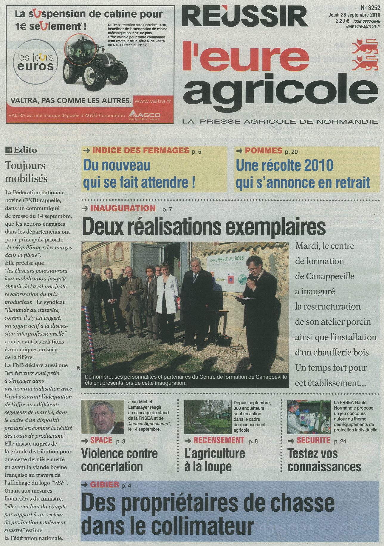 Eure Agricole (23 septembre 2010)